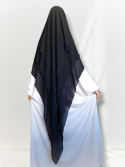 Khimar Dreilagig lang