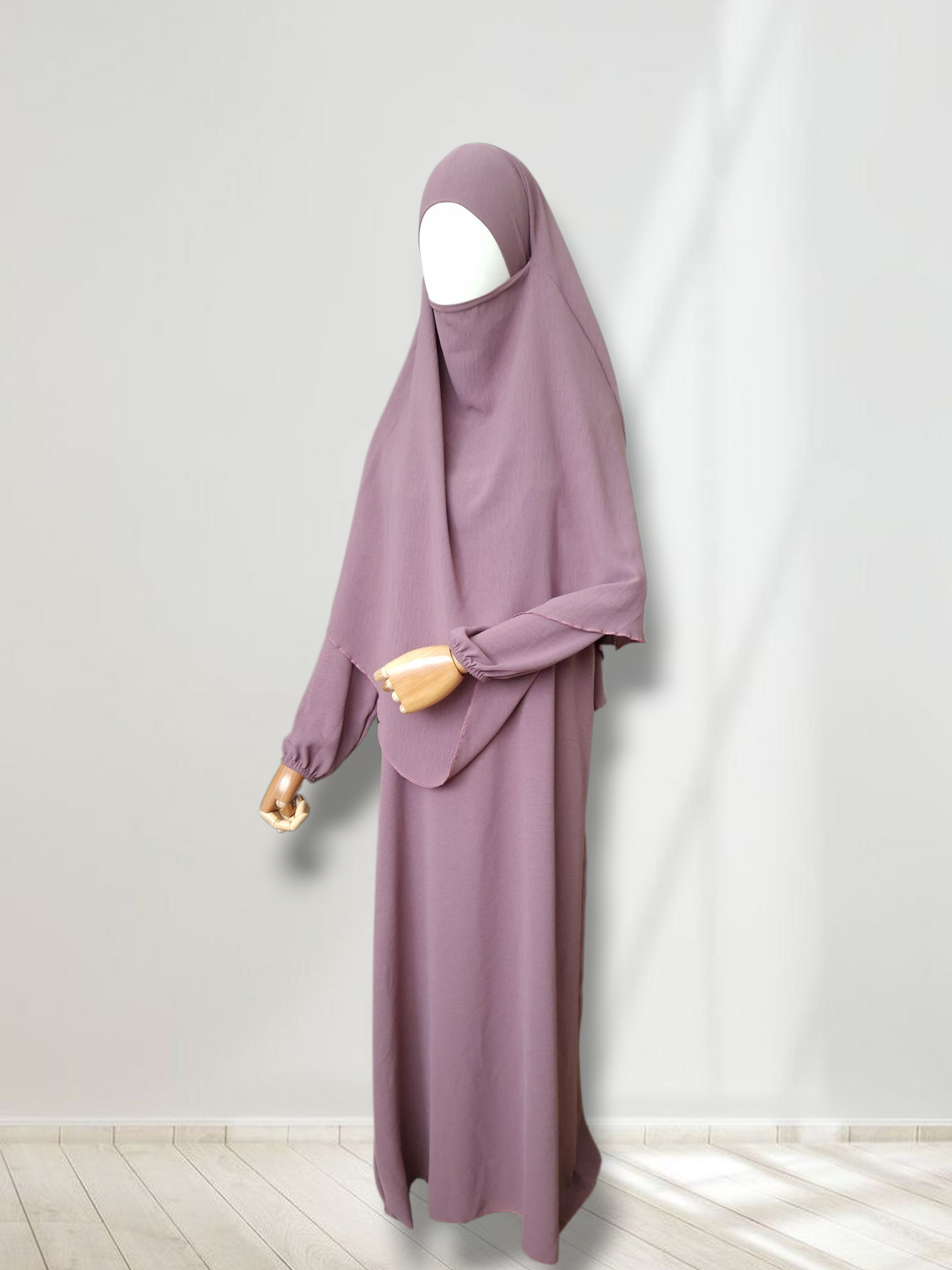 Mädchen Abaya-Set Mauve