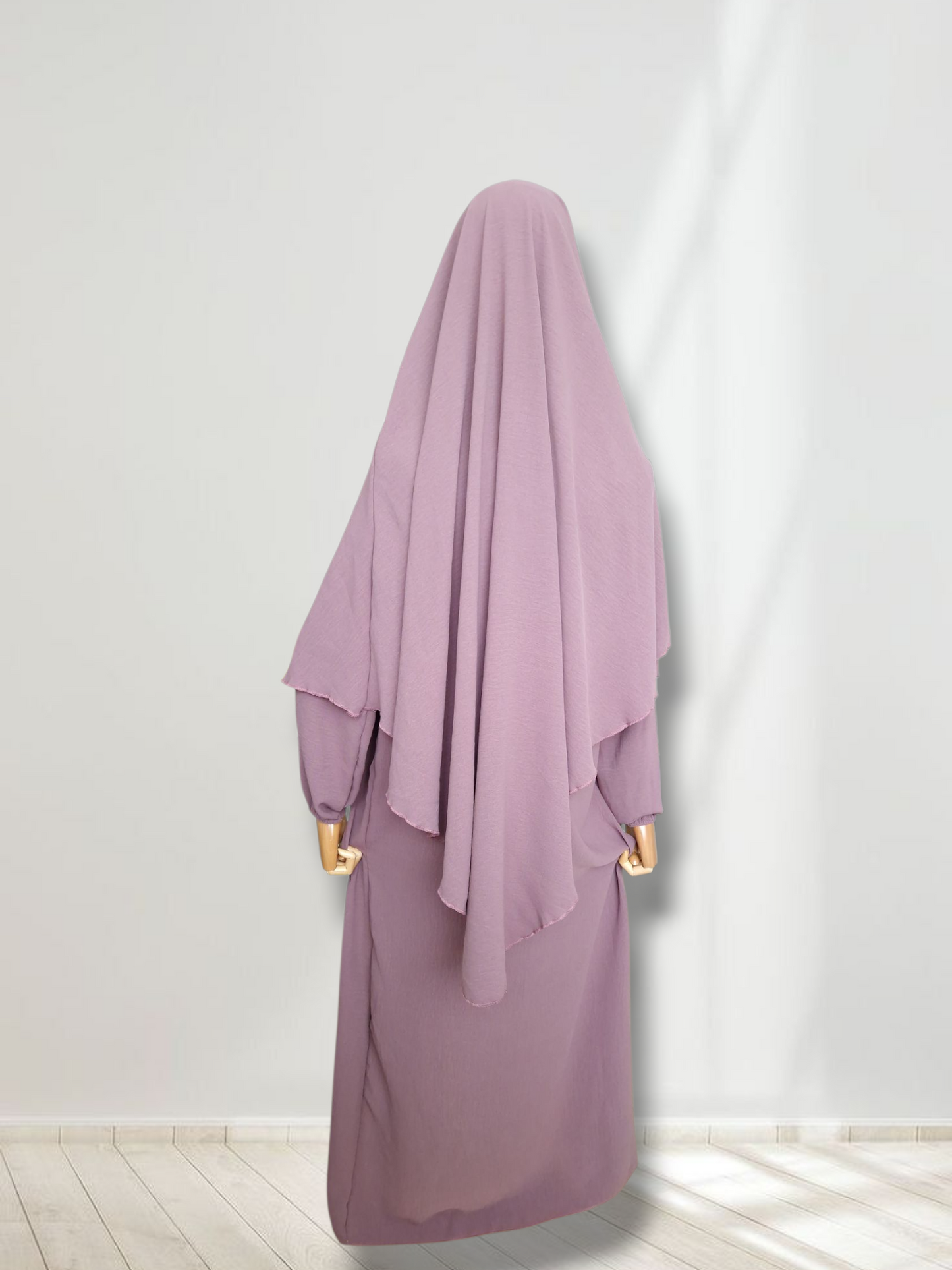 Mädchen Abaya-Set Mauve