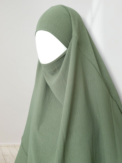 Mädchen Abaya-Set Khaki