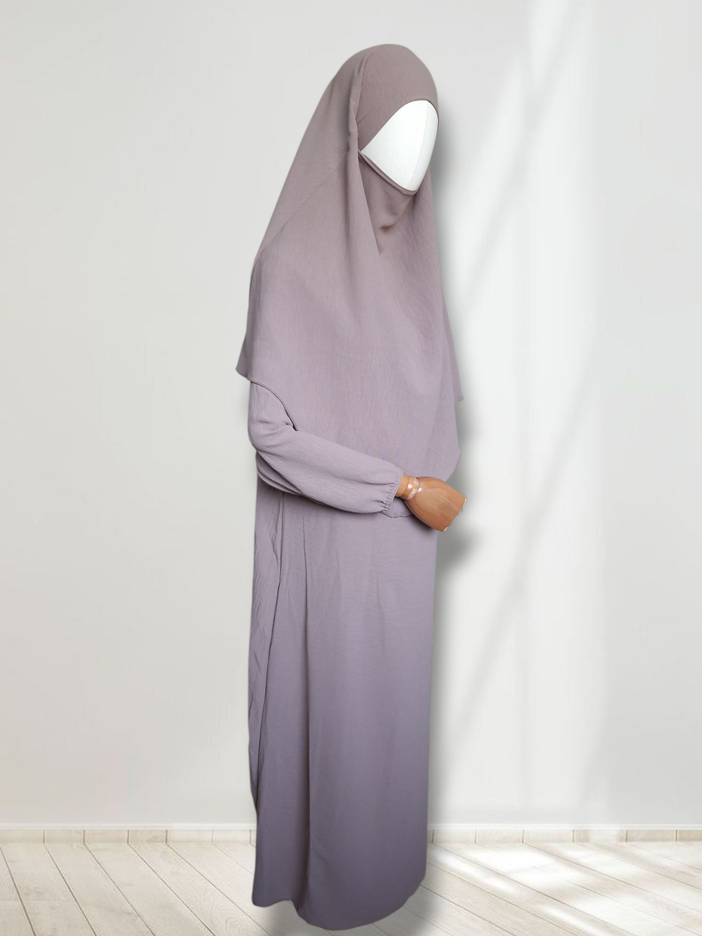 Mädchen Abaya-Set Taupe