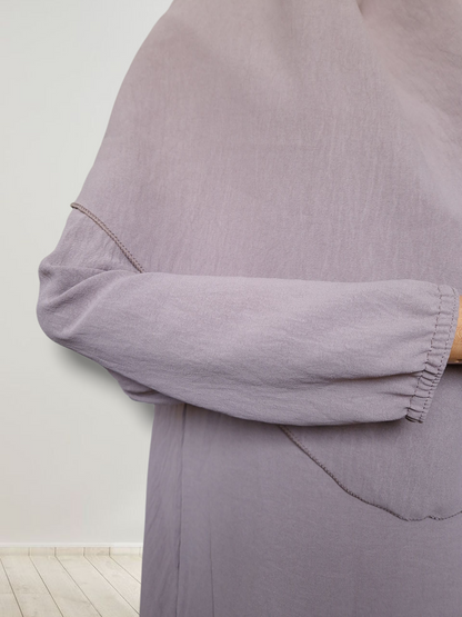 Mädchen Abaya-Set Taupe