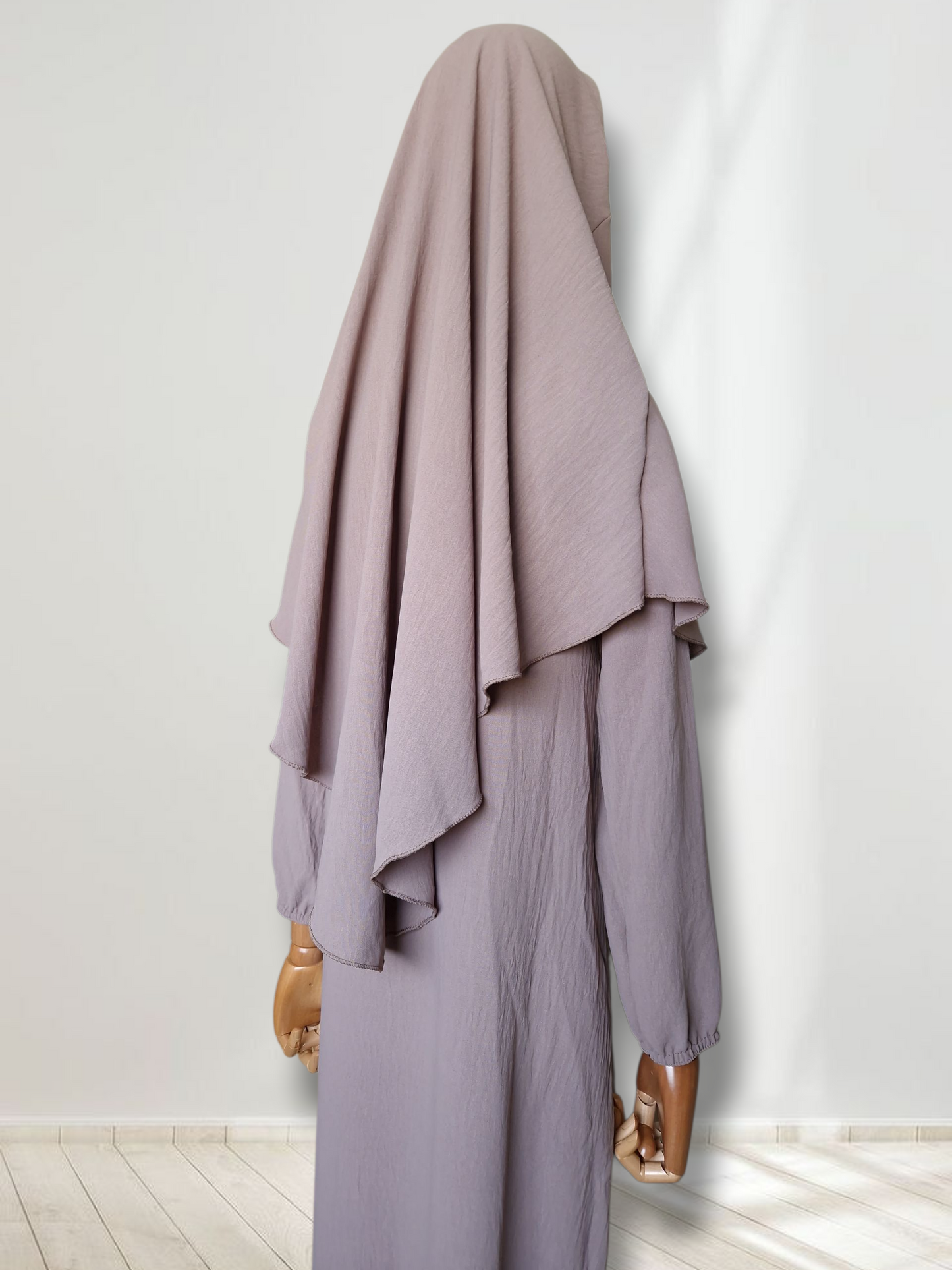 Mädchen Abaya-Set Taupe