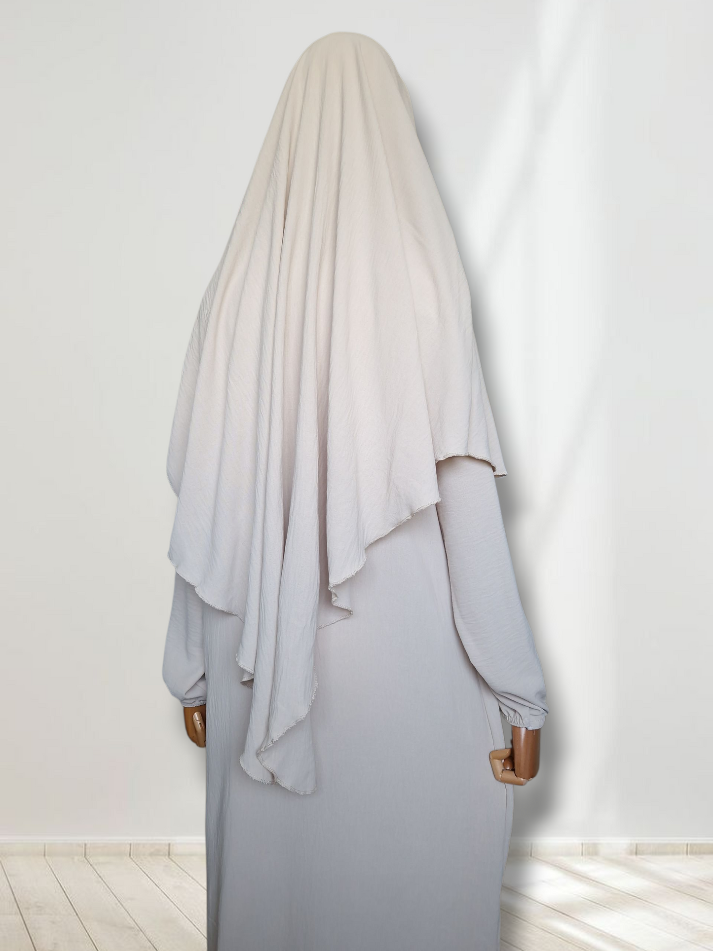 Mädchen Abaya-Set Vanille