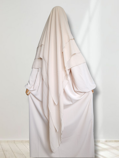 Khimar Dreilagig lang