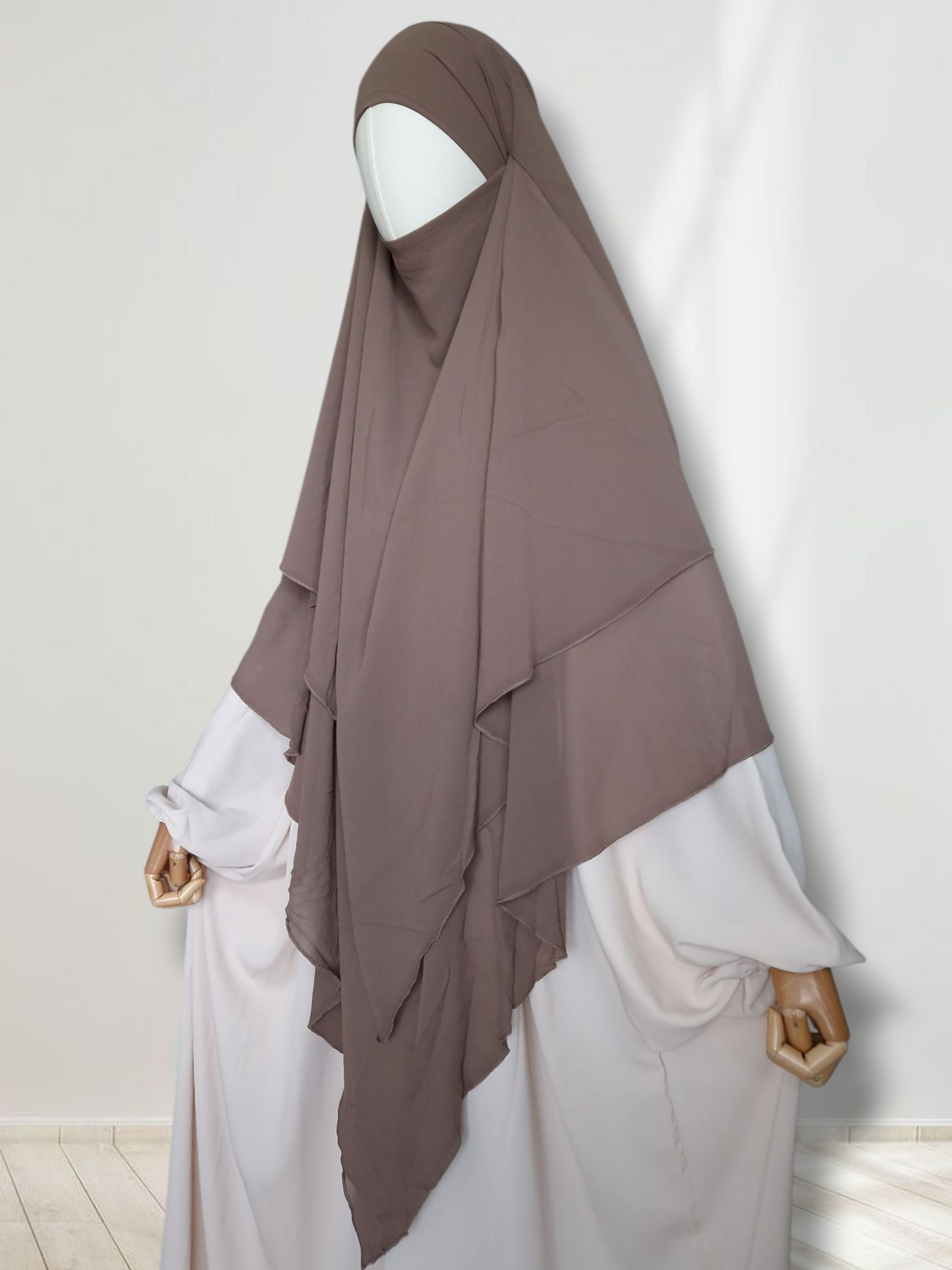 Khimar Dreilagig lang