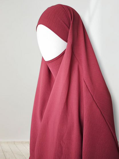 Mädchen Abaya-Set Himbeere