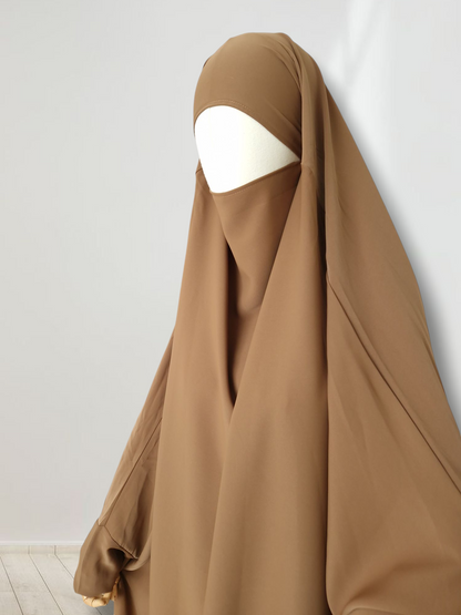 Jilbab Medina Seide