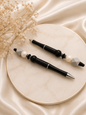 Handgemachter Kugelschreiber Black-White Motiv
